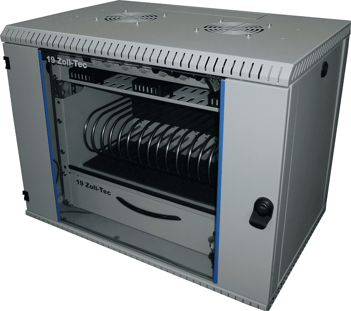 Tablet Schrank "Compakt" zur Aufnahme von bis zu 27 Tablets . 19 Zoll